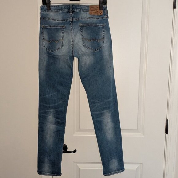 American Eagle Outfitters Extreme Flex Skinny Leg Cut Slim Jeans Pants 30x32 - Picture 5 of 8
